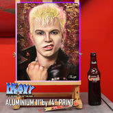 Billy Idol Canvas Art by Chris Tutty - Rebel Yell Rock Icon Portrait