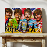 Beatles Canvas Art by Chris Tutty - Don't Bother Me Fab Four Legends