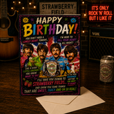The Beatles Birthday Card – All You Need Is a Birthday – Art by Chris Tutty