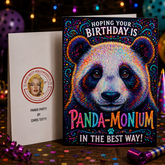 Hoping Your Birthday Is Panda-Monium in the Best Way! — Birthday Card by Chris Tutty