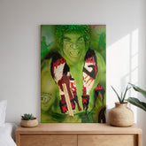 Metallica Signed Canvas Art by Chris Tutty - Hulkametalica Mania Heavy Metal