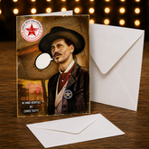 In Vino Veritas — Doc Holliday Caption Nerd Card by Chris Tutty