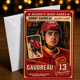 Small in Size. Huge in Heart. Pure Hockey Magic. — Johnny Gaudreau Platinum Card by Chris Tutty