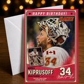 The Big Save King. Legend in Net. — Miikka Kiprusoff Platinum Card by Chris Tutty