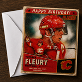 Small Guy. Huge Heart. Pure Speed. — Theoren Fleury Platinum Card by Chris Tutty