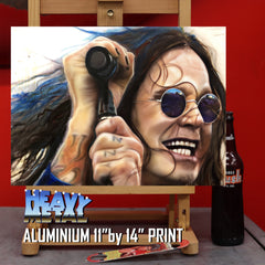 Ozzy Osbourne Canvas Art - Prince of Darkness by Chris Tutty