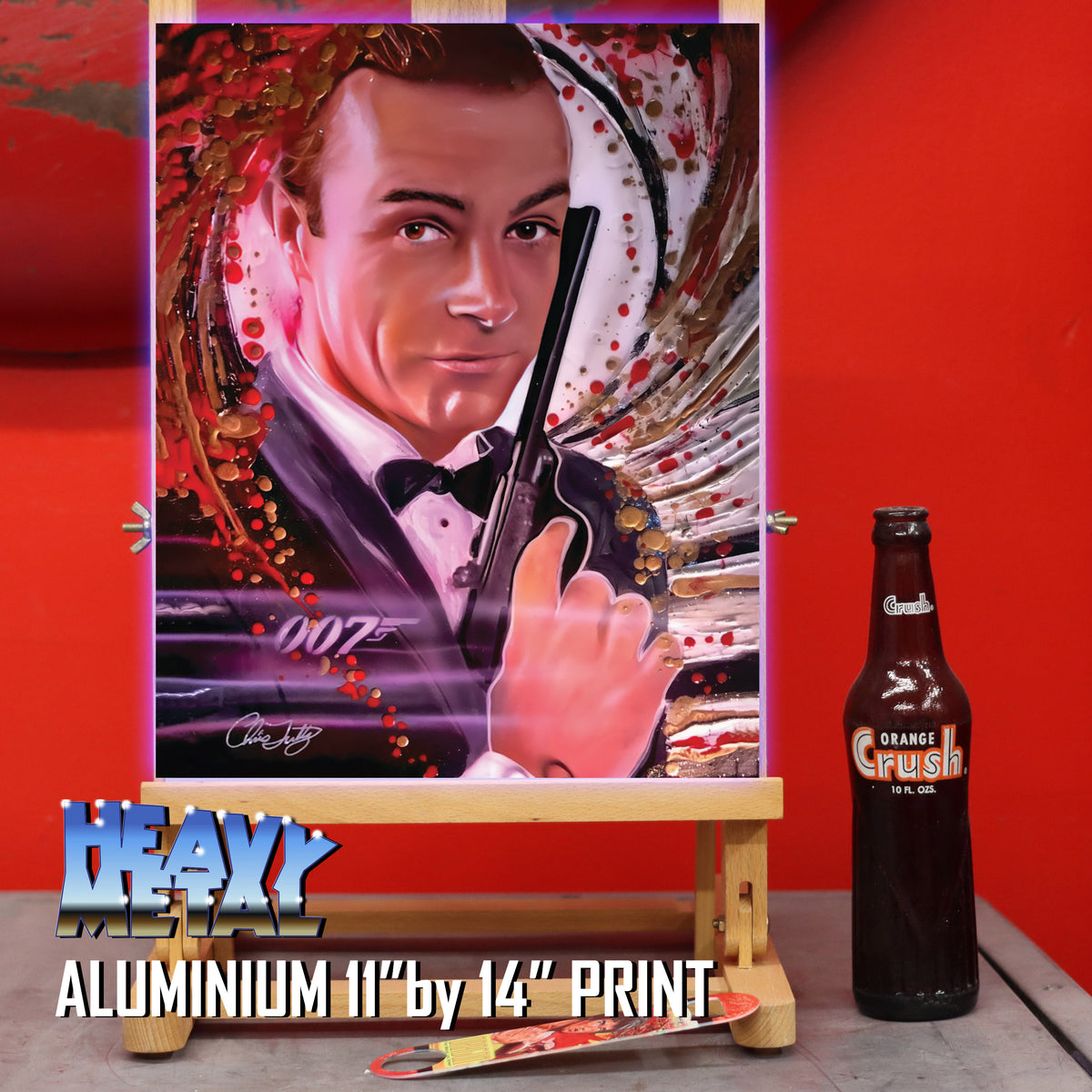 Sean Connery Canvas Art by Chris Tutty - The Essence of 007 James Bond