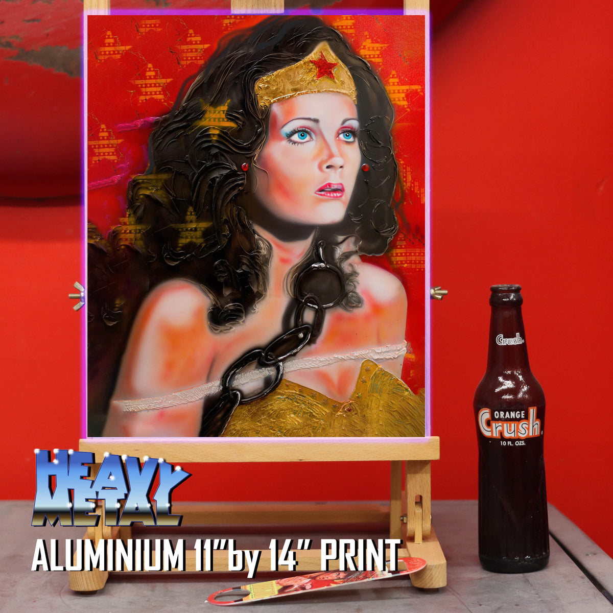 "Wonder woman" Lynda Carter Portrait By Chris Tutty