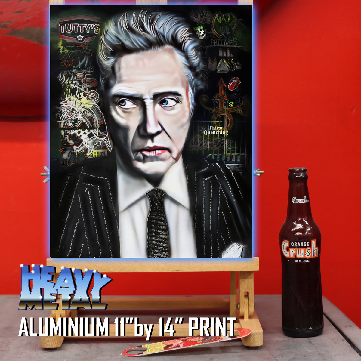 Christopher Walken Canvas Art by Chris Tutty - Walken in Calgary Actor