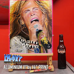 Steven Tyler Canvas Art by Chris Tutty - Loving It Up Aerosmith Rock Legend