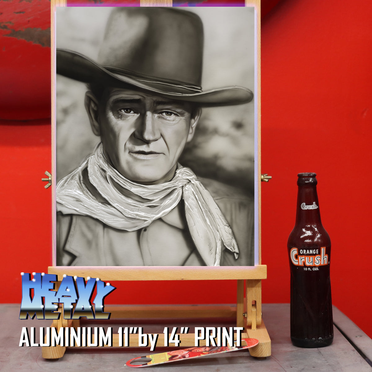 John Wayne Canvas Art - The Duke Cowboy Collection by Chris Tutty