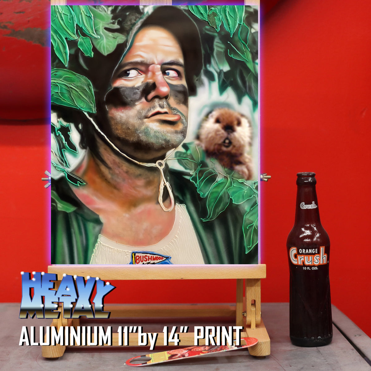 Golf Canvas Art - Bushwood Bill Murray by Chris Tutty