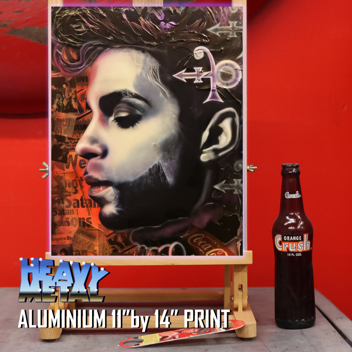 Prince Canvas Art by Chris Tutty - Artist Formerly Known As Pop Icon