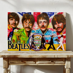Beatles Canvas Art by Chris Tutty - Don't Bother Me Fab Four Legends