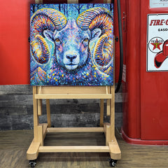 "Electric Ram" Bighorn Sheep  by Chris Tutty