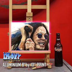 Ozzy Osbourne Canvas Art - Prince of Darkness by Chris Tutty