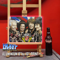 Rolling Stones Canvas Art by Chris Tutty - Let it Roll Rock Legends