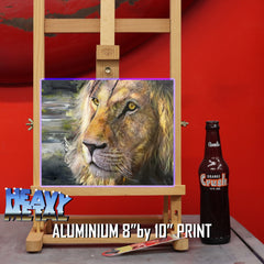 Lion Canvas Art - Lion Around by Chris Tutty