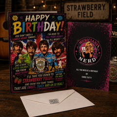 The Beatles Birthday Card – All You Need Is a Birthday – Art by Chris Tutty