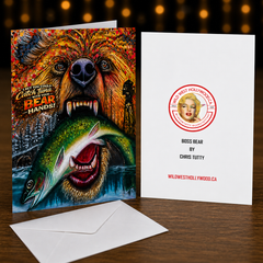 I Bet You Could Catch Tuna With Your Bear Hands! — Boss Bear Card by Chris Tutty
