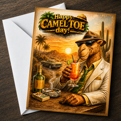 Happy Camel Toe Day! — Funny Birthday Card by Chris Tutty