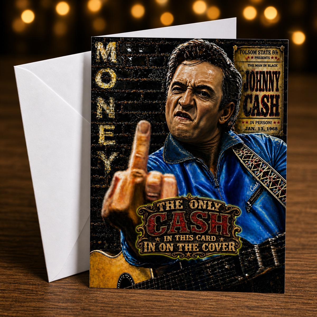 The Only Cash in This Card Is on the Cover. Happy Birthday! — Cash Card by Chris Tutty