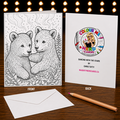 Dancing with the Stars – Colour Me Nerd Card – Art by Chris Tutty