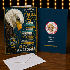 To Someone With an Eagle Eye — You Make You Awesome! Card by Chris Tutty
