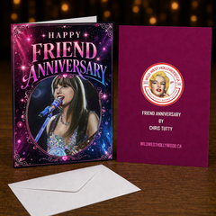Happy Friend Anniversary! — Friend Anniversary Card Taylor Swift  by Chris Tutty