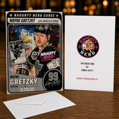 The Great One. The Standard. — Wayne Gretzky Card by Chris Tutty