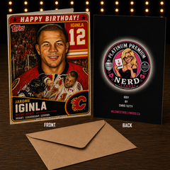 Heart. Leadership. Legend. — Jarome Iginla Platinum Card by Chris Tutty