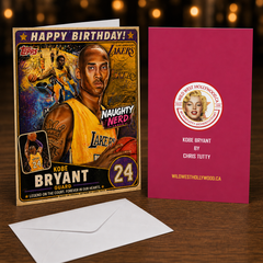 Legend on the Court. Forever in Our Hearts. — Kobe Bryant Platinum Card by Chris Tutty