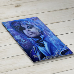 Prince Canvas Art by Chris Tutty - Prince in Purple Pop Legend Portrait