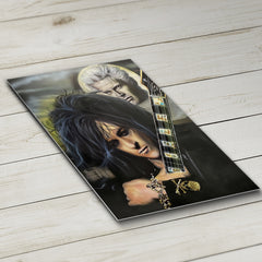 Steve Stevens Canvas Art by Chris Tutty - Billy Idol Guitar Legend