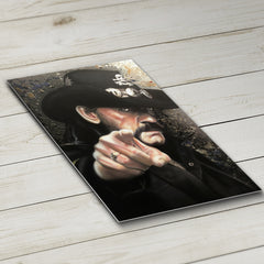Lemmy Kilmister Canvas Art by Chris Tutty - Motörhead Heavy Metal Legend
