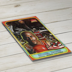 Michael Jordan Canvas Art - Air Jordan by Chris Tutty