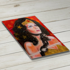 "Wonder woman" Lynda Carter Portrait By Chris Tutty