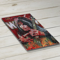 Blackie Lawless Canvas Art by Chris Tutty - Vortex of Vengeance W.A.S.P. Metal