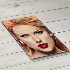 Taylor Swift Canvas Art by Chris Tutty - Pop Country Superstar Portrait