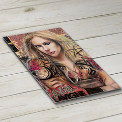 Avril Lavigne Canvas Art by Chris Tutty - Canadian Pop Punk Rock Star