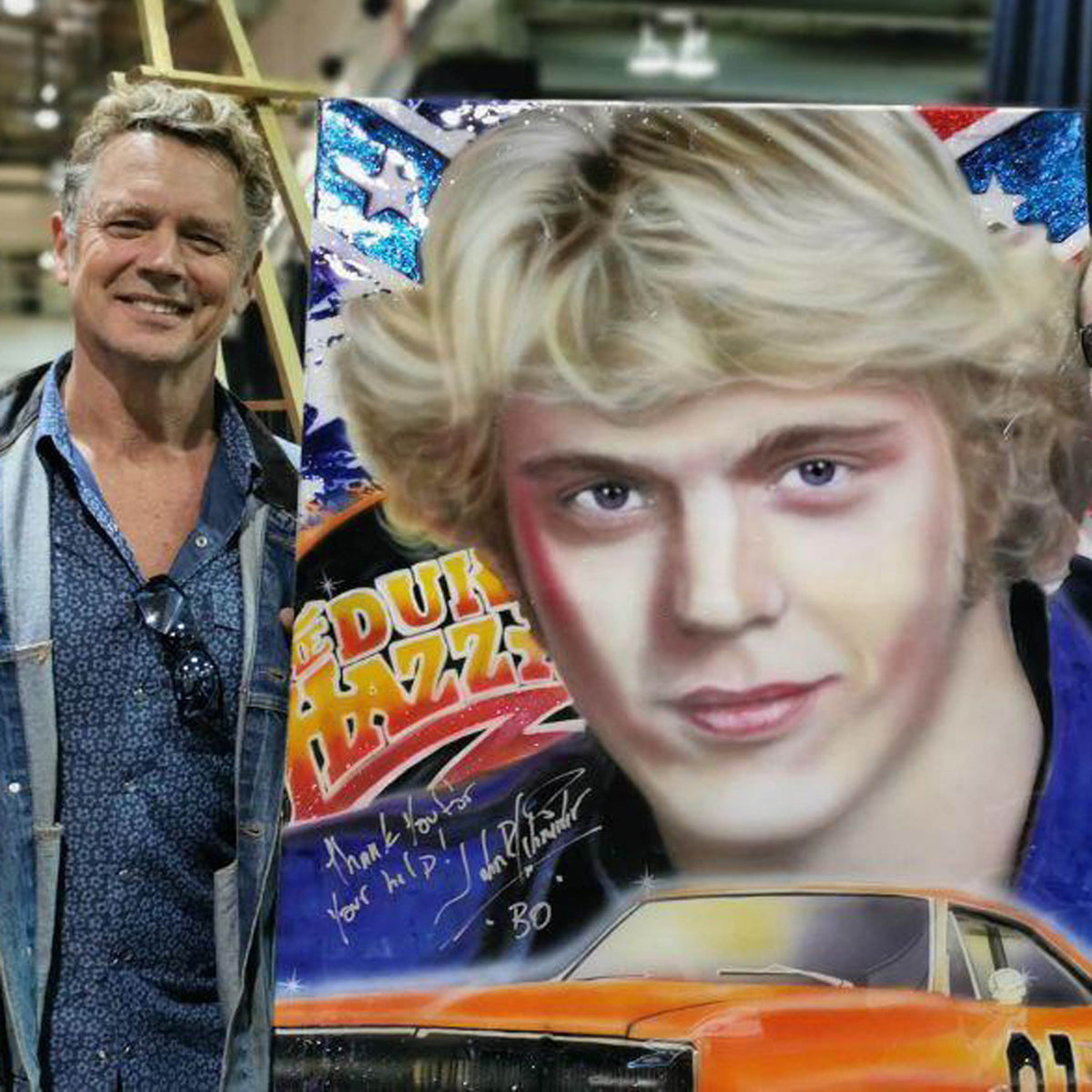 "Bo Duke" John Schneider Celebrity Portrait By Chris Tutty