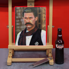 Kurt Russell Canvas Art by Chris Tutty - Wyatt Earp Western Legend