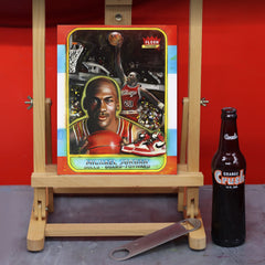 Michael Jordan Canvas Art - Air Jordan by Chris Tutty