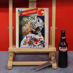 'The Wall" Mikka Kiprusoff portrait by Chris Tutty (Miikka)
