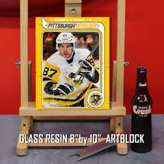 Sidney Crosby Canvas Art - Sid the Kid by Chris Tutty