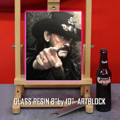 Lemmy Kilmister Canvas Art by Chris Tutty - Motörhead Heavy Metal Legend