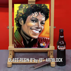 Michael Jackson Canvas Art by Chris Tutty - King of Pop Iconic Talent