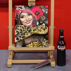 Shania Twain Canvas Art by Chris Tutty - Chic Serenade Country Queen