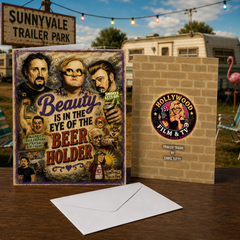 Beauty Is in the Eye of the Beer Holder — Trailer Park Boys Card by Chris Tutty