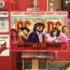 AC/DC Canvas Art by Chris Tutty - Rock Band Portrait Australian Legends